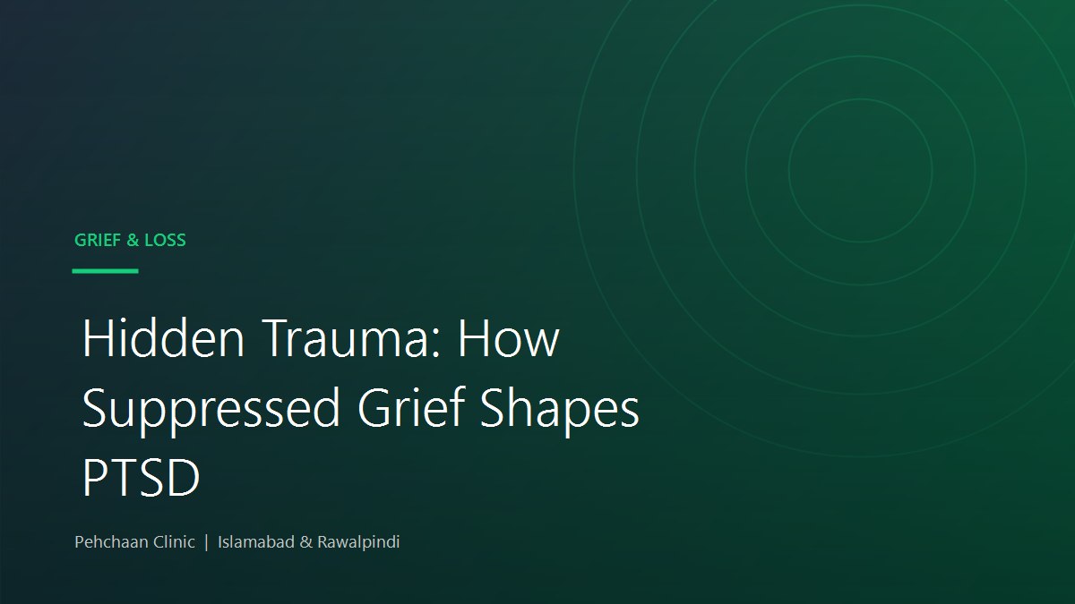 Hidden Trauma: How Suppressed Grief Shapes Long-Term PTSD