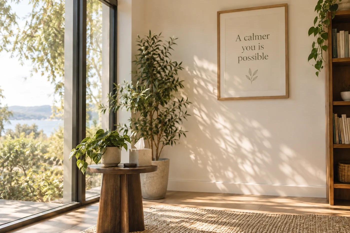 A calm and private therapy space at Pehchaan Clinic